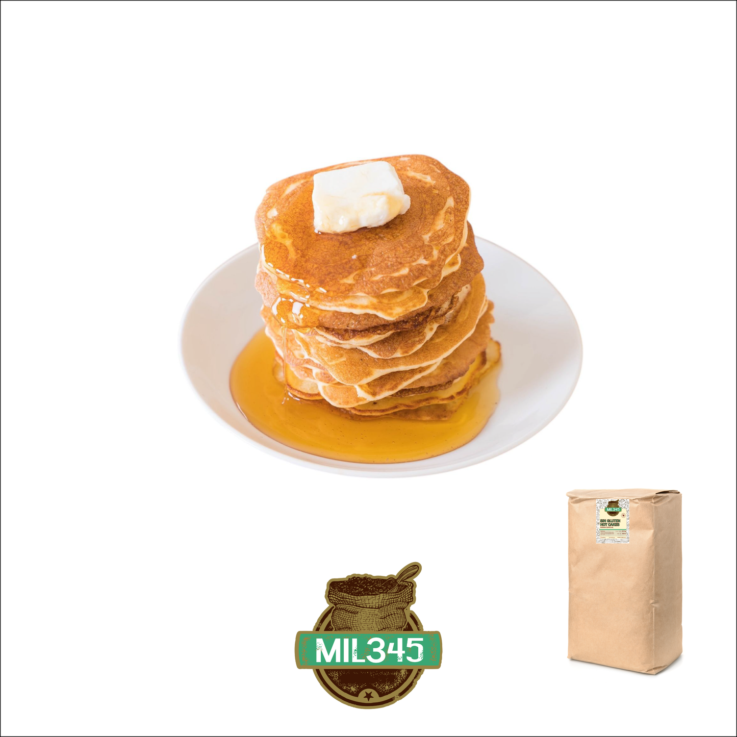 HARINA SIN GLUTEN HOT CAKES