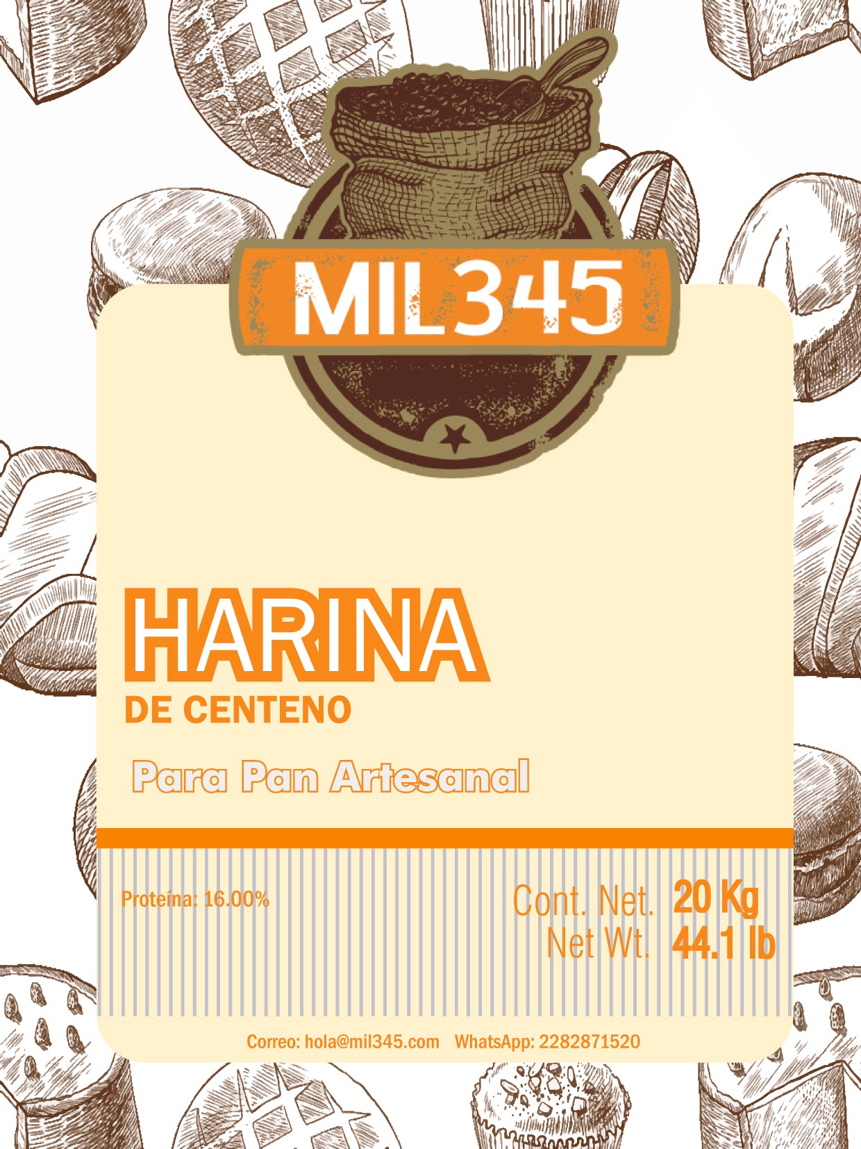 Harina de Centeno Panadería Artesanal Cultivo Ecológico