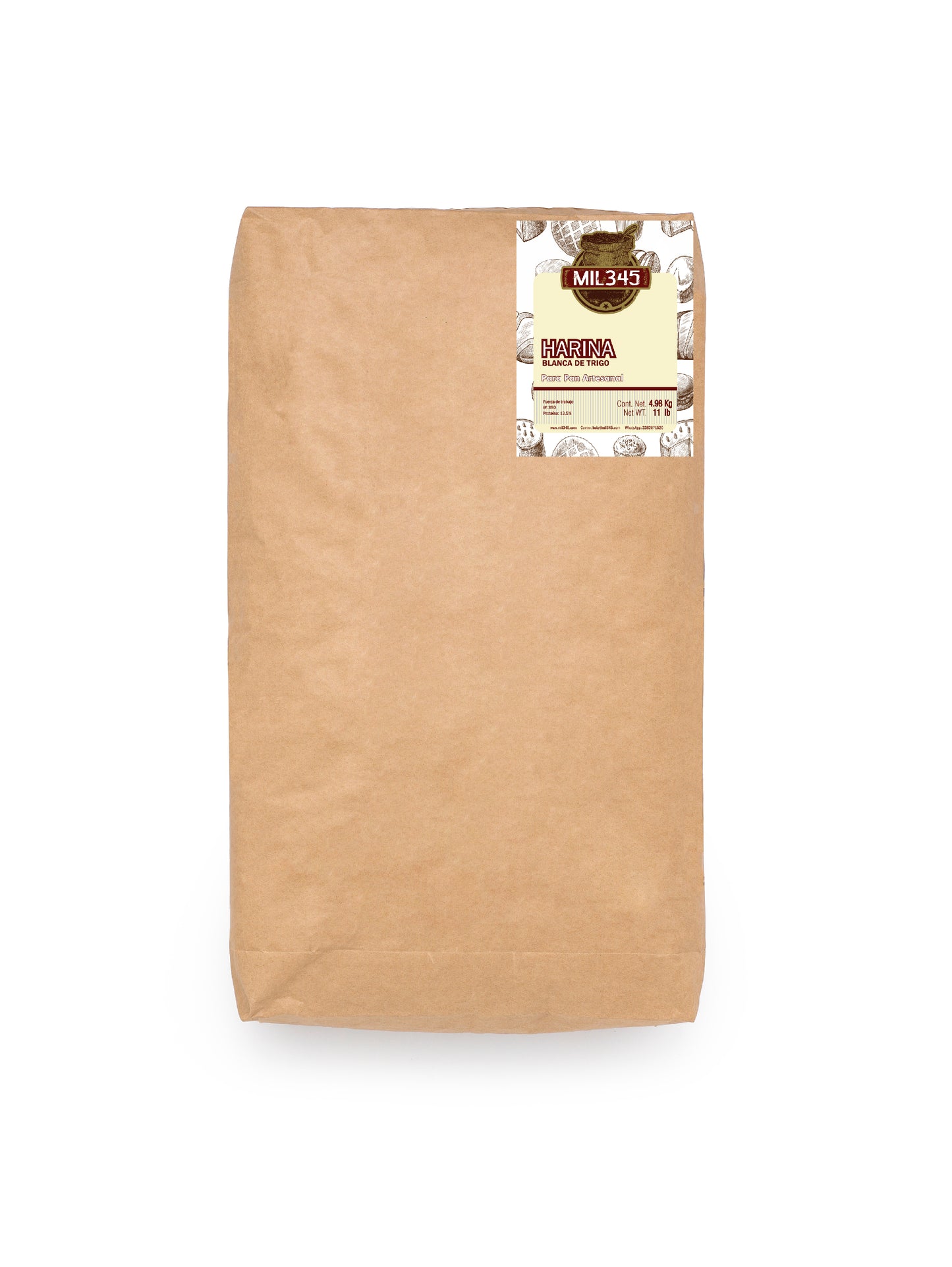 Harina Blanca Panadería Artesanal 13.5% Proteína Cultivo Ecológico